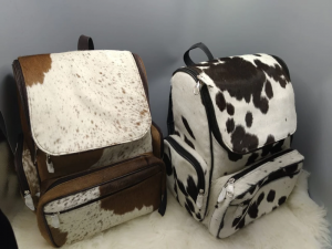 cowhide backpack