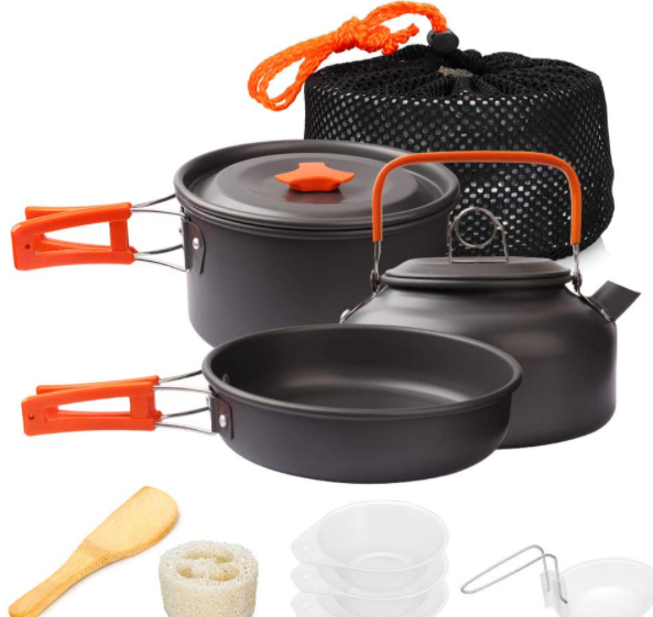 camping cooking set`