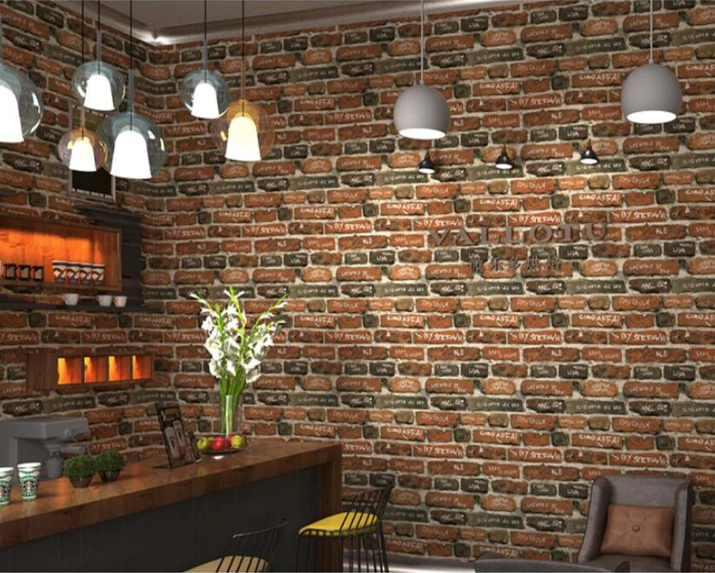 industrial brick wallpaper