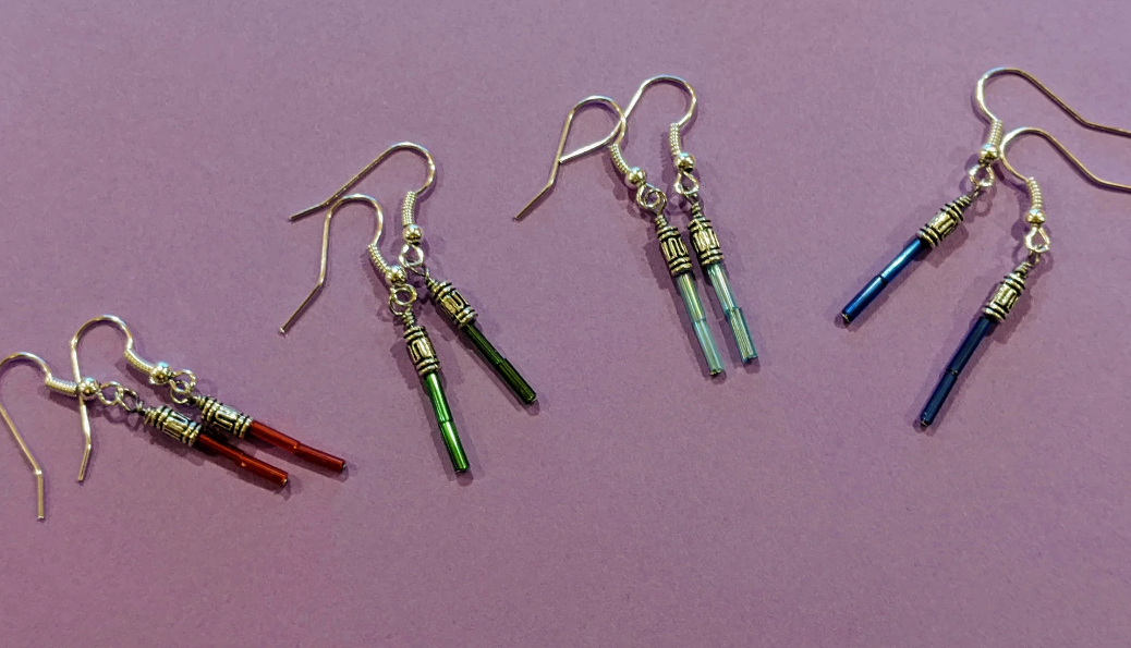 sword earrings